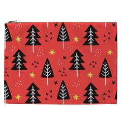 Christmas Christmas Tree Pattern Cosmetic Bag (xxl) by Amaryn4rt