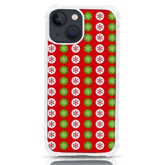 Festive Pattern Christmas Holiday Iphone 13 Mini Tpu Uv Print Case by Amaryn4rt