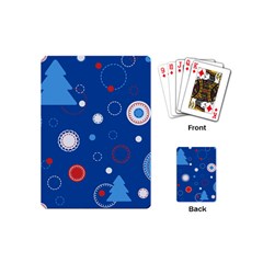 Christmas Pattern Tree Design Playing Cards Single Design (mini)