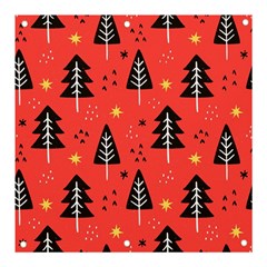 Christmas Christmas Tree Pattern Banner And Sign 3  X 3  by Amaryn4rt