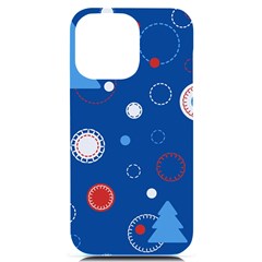 Christmas Pattern Tree Design Iphone 14 Pro Max Black Uv Print Case by Amaryn4rt