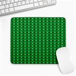 Green Christmas Tree Pattern Background Large Mousepad Front