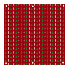 Snowflake Christmas Tree Pattern Banner And Sign 3  X 3  by Amaryn4rt