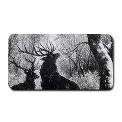 Stag-deer-forest-winter-christmas Medium Bar Mat by Amaryn4rt