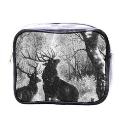 Stag-deer-forest-winter-christmas Mini Toiletries Bag (one Side) by Amaryn4rt