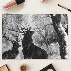 Stag-deer-forest-winter-christmas Cosmetic Bag (xxl) by Amaryn4rt