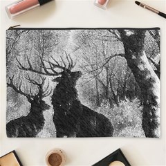 Stag-deer-forest-winter-christmas Cosmetic Bag (xxxl) by Amaryn4rt