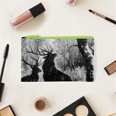 Stag-deer-forest-winter-christmas Cosmetic Bag (xs) by Amaryn4rt