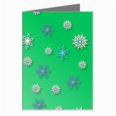 Snowflakes-winter-christmas-overlay Greeting Card by Amaryn4rt