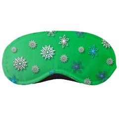 Snowflakes-winter-christmas-overlay Sleep Mask