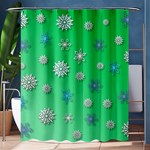 Snowflakes-winter-christmas-overlay Shower Curtain 60  x 72  (Medium)  60 x72  Curtain