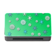 Snowflakes-winter-christmas-overlay Memory Card Reader With Cf by Amaryn4rt