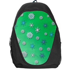 Snowflakes-winter-christmas-overlay Backpack Bag by Amaryn4rt