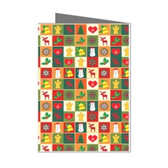 Pattern-christmas-patterns Mini Greeting Cards (pkg Of 8) by Amaryn4rt