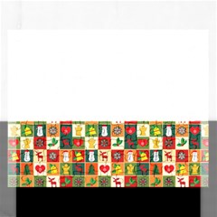 Pattern-christmas-patterns Rectangular Jigsaw Puzzl by Amaryn4rt