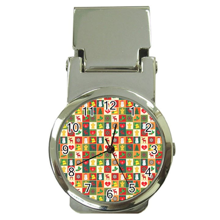 Pattern-christmas-patterns Money Clip Watches