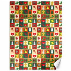 Pattern-christmas-patterns Canvas 36  X 48  by Amaryn4rt