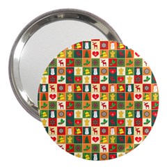 Pattern-christmas-patterns 3  Handbag Mirrors by Amaryn4rt