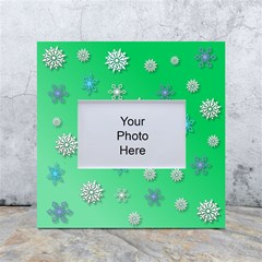 Snowflakes-winter-christmas-overlay White Box Photo Frame 4  X 6  by Amaryn4rt