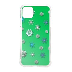 Snowflakes-winter-christmas-overlay Iphone 11 Pro Max 6 5 Inch Tpu Uv Print Case by Amaryn4rt