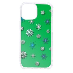 Snowflakes-winter-christmas-overlay Iphone 13 Mini Tpu Uv Print Case by Amaryn4rt