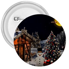 Christmas-landscape 3  Buttons by Amaryn4rt