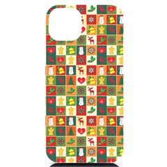 Pattern-christmas-patterns Iphone 14 Plus Black Uv Print Case by Amaryn4rt