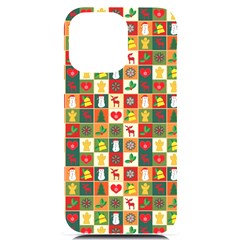 Pattern-christmas-patterns Iphone 14 Pro Max Black Uv Print Case by Amaryn4rt