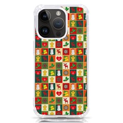 Pattern-christmas-patterns Iphone 14 Pro Tpu Uv Print Case by Amaryn4rt