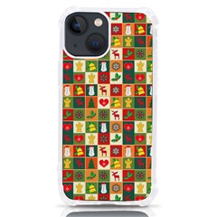 Pattern-christmas-patterns Iphone 13 Mini Tpu Uv Print Case by Amaryn4rt