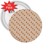 Card-cartoon-christmas-cold 3  Buttons (10 pack)  Front