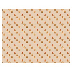 Christmas-wrapping-paper Two Sides Premium Plush Fleece Blanket (medium) by Amaryn4rt