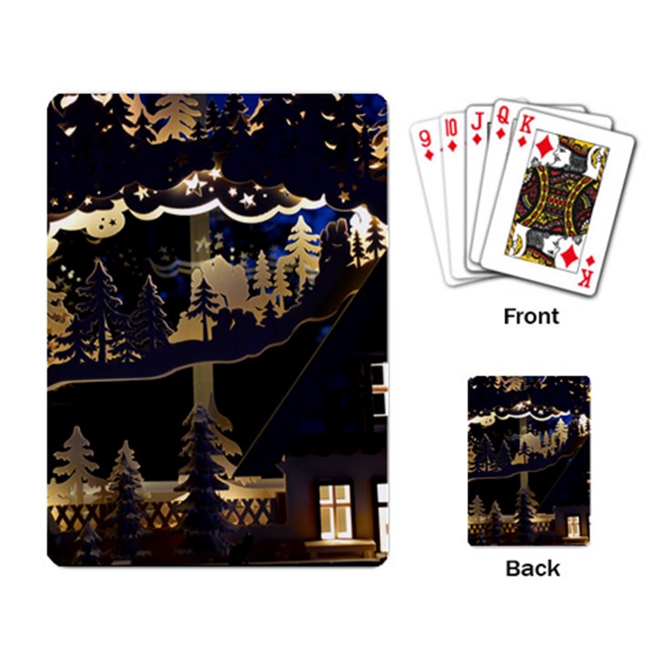 Christmas-advent-candle-arches Playing Cards Single Design (Rectangle)