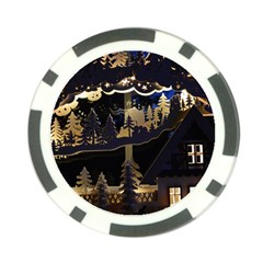 Christmas-advent-candle-arches Poker Chip Card Guard by Amaryn4rt