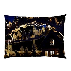 Christmas-advent-candle-arches Pillow Case by Amaryn4rt