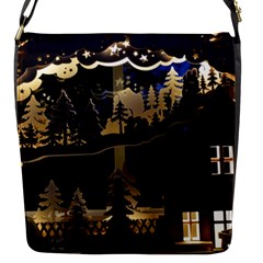 Christmas-advent-candle-arches Flap Closure Messenger Bag (s) by Amaryn4rt