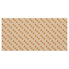 Christmas-wrapping-paper Banner And Sign 8  X 4  by Amaryn4rt