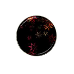 Christmas-background-motif-star Hat Clip Ball Marker