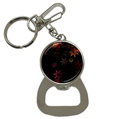 Christmas-background-motif-star Bottle Opener Key Chain by Amaryn4rt