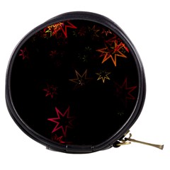 Christmas-background-motif-star Mini Makeup Bag by Amaryn4rt