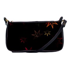 Christmas-background-motif-star Shoulder Clutch Bag by Amaryn4rt