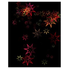 Christmas-background-motif-star Drawstring Bag (small) by Amaryn4rt