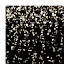 Christmas-bokeh-lights-background Tile Coaster by Amaryn4rt