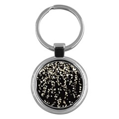 Christmas-bokeh-lights-background Key Chain (round) by Amaryn4rt