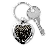 Christmas-bokeh-lights-background Key Chain (Heart) Front