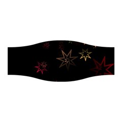 Christmas-background-motif-star Stretchable Headband by Amaryn4rt