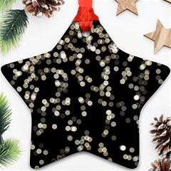 Christmas-bokeh-lights-background Star Ornament (two Sides) by Amaryn4rt