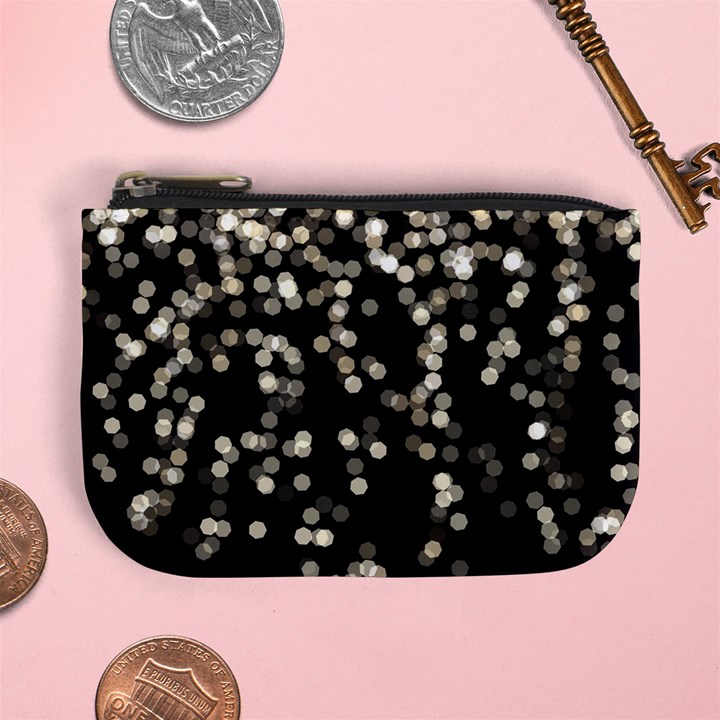 Christmas-bokeh-lights-background Mini Coin Purse