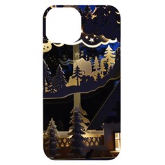 Christmas-advent-candle-arches Iphone 14 Black Uv Print Case by Amaryn4rt