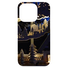 Christmas-advent-candle-arches Iphone 14 Pro Black Uv Print Case by Amaryn4rt